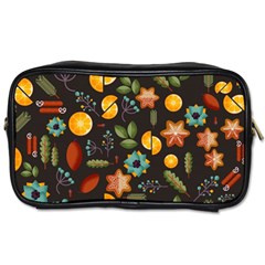 Christmas Seamless Pattern Toiletries Bag (two Sides) by Vaneshart