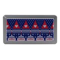 Beautiful Knitted Christmas Pattern Memory Card Reader (mini) by Vaneshart