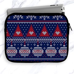 Beautiful Knitted Christmas Pattern Apple Ipad 2/3/4 Zipper Cases by Vaneshart