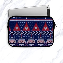 Beautiful Knitted Christmas Pattern Apple Ipad Mini Zipper Cases by Vaneshart