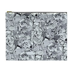 Animal Seamless Pattern Cosmetic Bag (xl) by Vaneshart