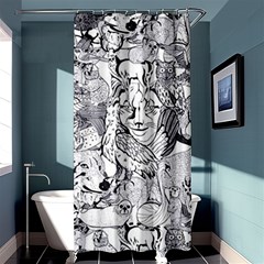 Animal Seamless Pattern Shower Curtain 36  X 72  (stall)  by Vaneshart