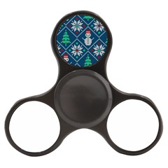 Knitted Christmas Pattern Finger Spinner