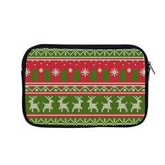 Christmas Knitting Pattern Apple Macbook Pro 13  Zipper Case by Vaneshart