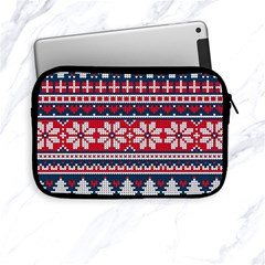 Beautiful Knitted Christmas Pattern Apple Ipad Mini Zipper Cases by Vaneshart