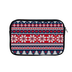 Beautiful Knitted Christmas Pattern Apple Macbook Pro 13  Zipper Case by Vaneshart