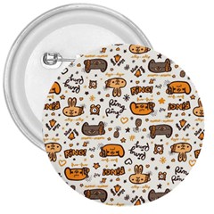 Animal Patterns Safari 3  Buttons by Vaneshart