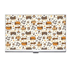 Animal Patterns Safari Business Card Holder by Vaneshart