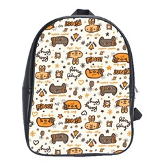 Animal Patterns Safari School Bag (large) by Vaneshart