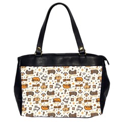 Animal Patterns Safari Oversize Office Handbag (2 Sides)