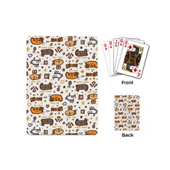 Animal Patterns Safari Playing Cards Single Design (mini) by Vaneshart