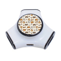 Animal Patterns Safari 3-port Usb Hub by Vaneshart