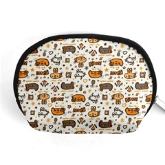 Animal Patterns Safari Accessory Pouch (medium) by Vaneshart