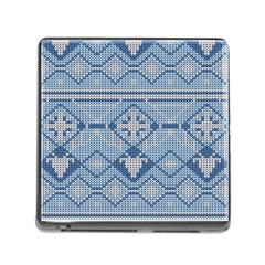 Beautiful Knitted Christmas Pattern Memory Card Reader (square 5 Slot) by Vaneshart