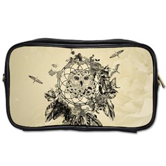 Owl On A Dreamcatcher Toiletries Bag (one Side) by FantasyWorld7