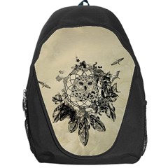 Owl On A Dreamcatcher Backpack Bag by FantasyWorld7