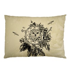 Owl On A Dreamcatcher Pillow Case by FantasyWorld7