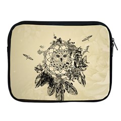 Owl On A Dreamcatcher Apple Ipad 2/3/4 Zipper Cases by FantasyWorld7