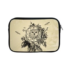 Owl On A Dreamcatcher Apple Ipad Mini Zipper Cases by FantasyWorld7