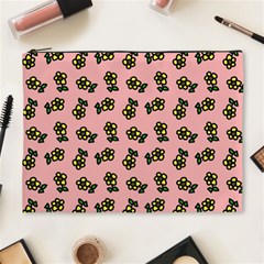 Daisy Pink Cosmetic Bag (xl)