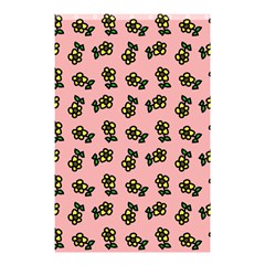 Daisy Pink Shower Curtain 48  X 72  (small)  by snowwhitegirl