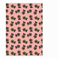 Daisy Pink Small Garden Flag (two Sides) by snowwhitegirl