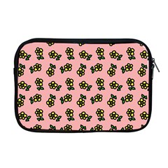 Daisy Pink Apple Macbook Pro 17  Zipper Case by snowwhitegirl