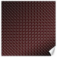 Grey Star Navy Burgundy Canvas 16  X 16  by snowwhitegirl