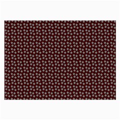 Grey Star Navy Burgundy Large Glasses Cloth (2 Sides) by snowwhitegirl