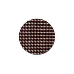 Valentine Girl Black Golf Ball Marker (10 Pack) by snowwhitegirl