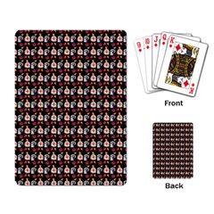 Valentine Girl Black Playing Cards Single Design (rectangle) by snowwhitegirl