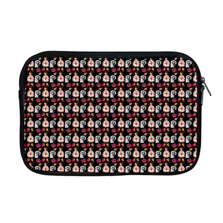 Valentine Girl Black Apple MacBook Pro 17  Zipper Case