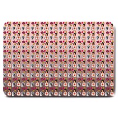 Valentine Girl Pink Ombre Large Doormat 