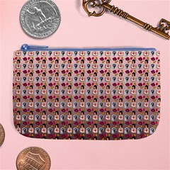 Valentine Girl Pink Ombre Large Coin Purse by snowwhitegirl