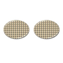 Chrix Pat Beige Cufflinks (oval) by snowwhitegirl