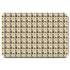 Chrix Pat Beige Large Doormat  by snowwhitegirl