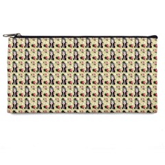 Chrix Pat Beige Pencil Cases by snowwhitegirl