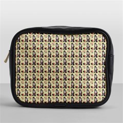 Chrix Pat Beige Mini Toiletries Bag (one Side) by snowwhitegirl