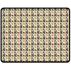 Chrix Pat Beige Fleece Blanket (medium)  by snowwhitegirl