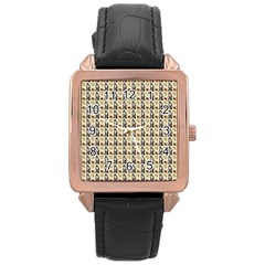 Chrix Pat Beige Rose Gold Leather Watch  by snowwhitegirl