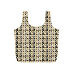 Chrix Pat Beige Full Print Recycle Bag (s) by snowwhitegirl