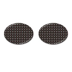 Chrix Pat Black Cufflinks (oval) by snowwhitegirl