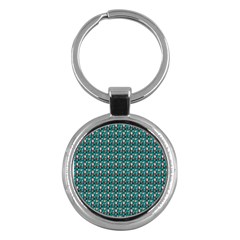 Chrix Pat Teal Key Chain (round) by snowwhitegirl