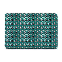 Chrix Pat Teal Small Doormat  by snowwhitegirl