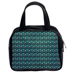 Chrix Pat Teal Classic Handbag (Two Sides) Front