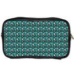 Chrix Pat Teal Toiletries Bag (Two Sides) Front