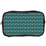 Chrix Pat Teal Toiletries Bag (Two Sides) Back