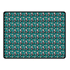 Chrix Pat Teal Fleece Blanket (small) by snowwhitegirl