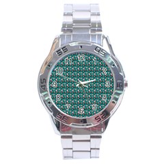 Chrix Pat Teal Stainless Steel Analogue Watch by snowwhitegirl