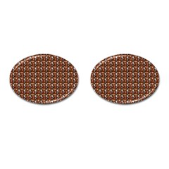 Chrix Pat Russet Cufflinks (oval) by snowwhitegirl